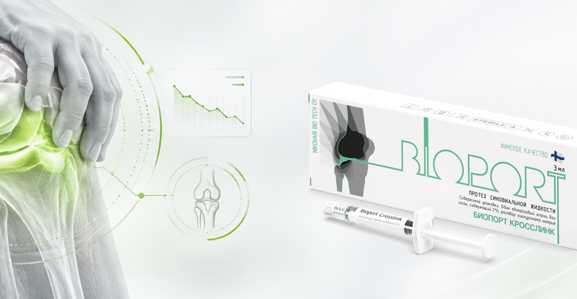 BIOPORT® Crosslink: результаты пострегистрационного исследования при остеоартрите коленного сустава